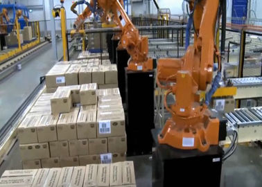 中国 自動ロボット パレットで運搬するシステム機械、ASIシステムが付いているロボットPalletiser 工場