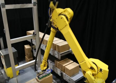 中国 適用範囲が広い調節可能なパレットで運搬するプログラムのロボットによって自動化されるPalletizer 工場